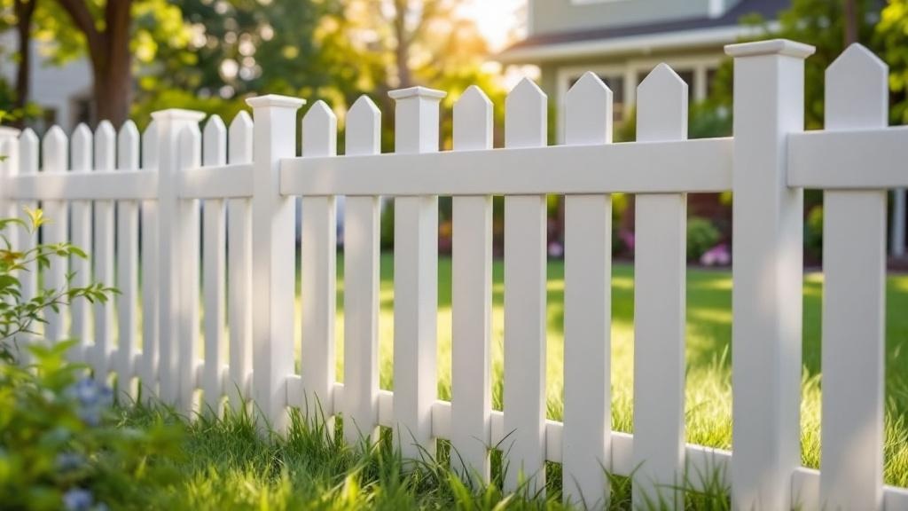 vinyl vinyl fence for low-maintenance boundary in Oregon