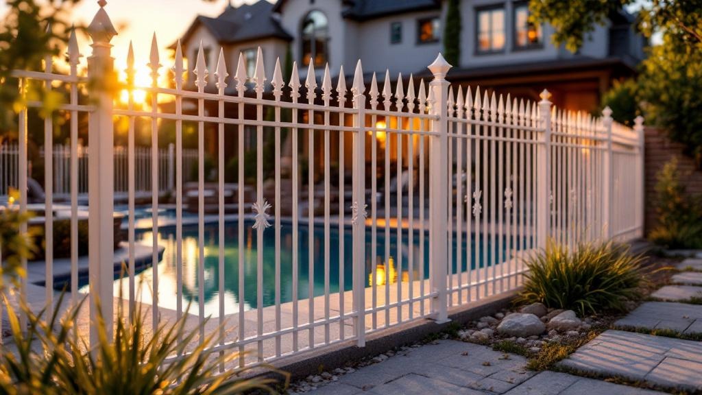 aluminum spear-top - 6-foot installation by fence contractor in Denver, Colorado
