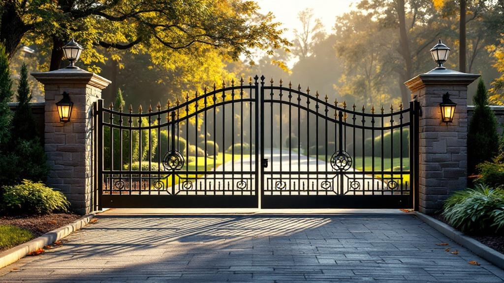 Atlanta driveway gate contractor - quality steel work