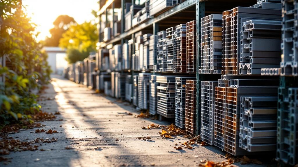 aluminum fence sections materials display - professional installation by fence contractor in Portland, Oregon