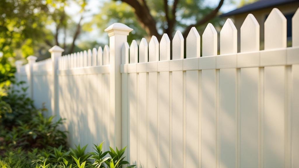 vinyl vinyl fence for low-maintenance boundary in Florida