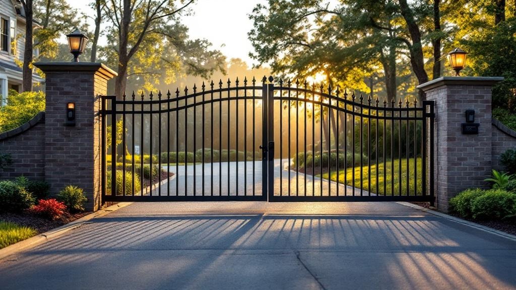 Professional automatic gate installation in Raleigh - secure vehicle access