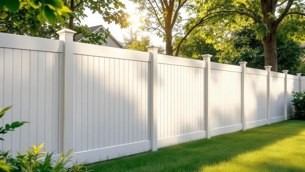 vinyl full privacy - 6-foot installation by fence contractor in Seattle, Washington