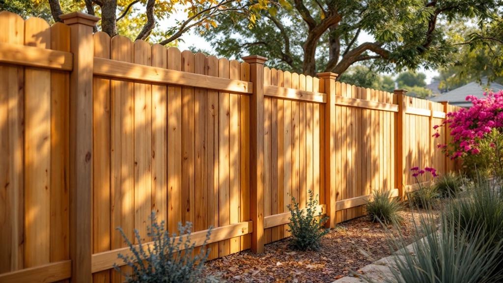 Pressure-Treated Pine board-on-board - 8-foot installation by fence contractor in Las Vegas, Nevada