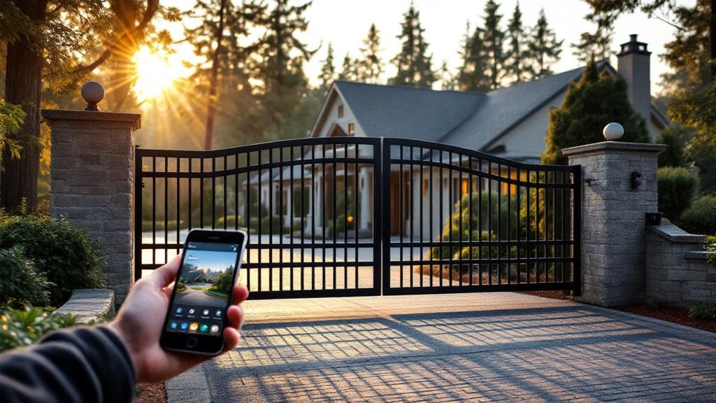 Professional automatic gate installation in Portland - secure vehicle access