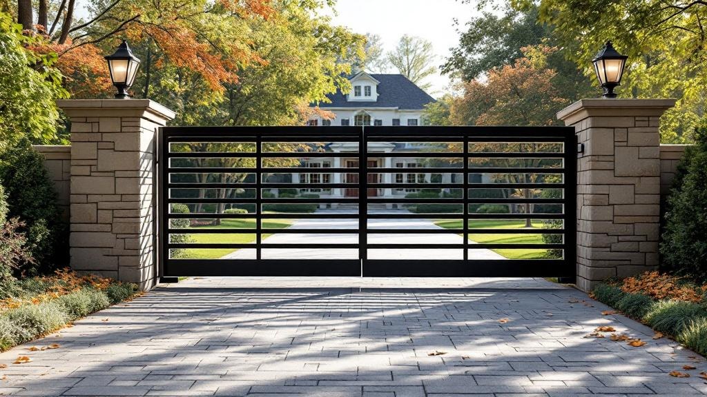 Raleigh driveway gate contractor - quality aluminum work