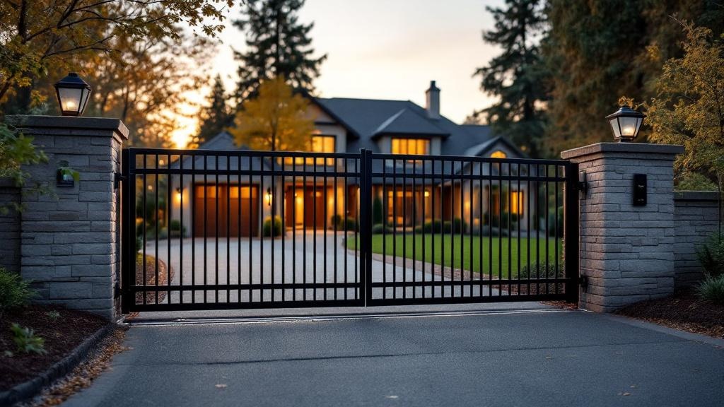 Professional automatic gate installation in Portland - secure vehicle access