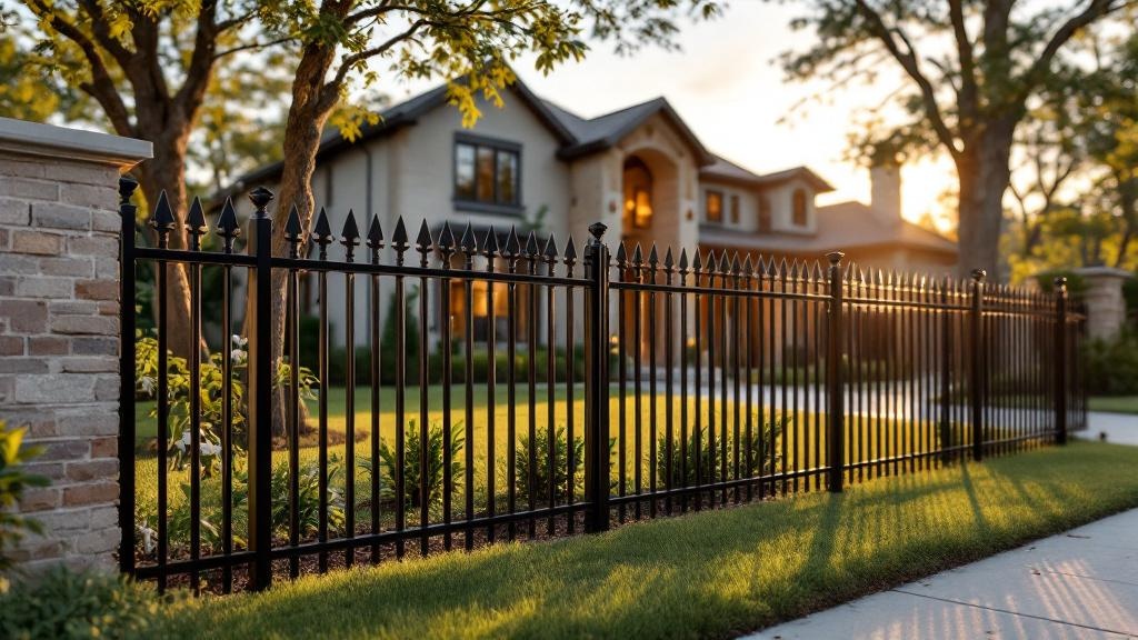 Austin aluminum fence contractor - quality aluminum work