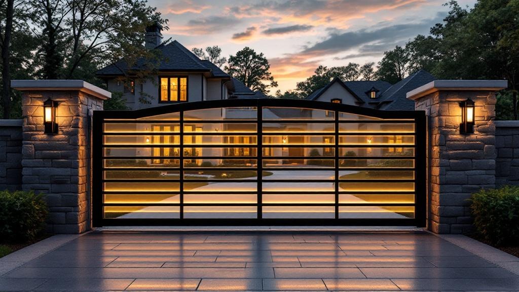 Professional driveway gate installation in Nashville - property entrance