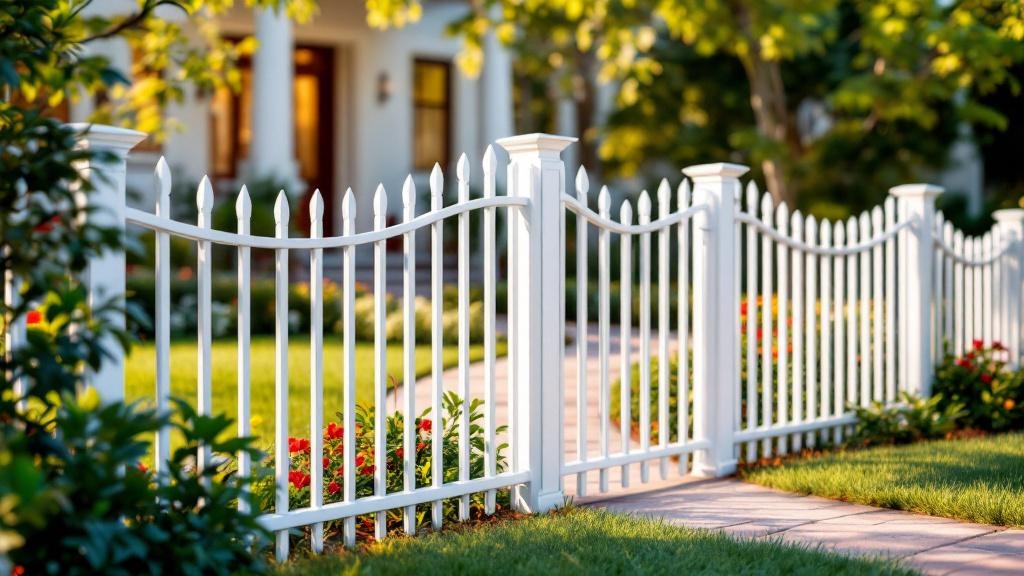 aluminum puppy picket - 6-foot installation by fence contractor in Tampa, Florida