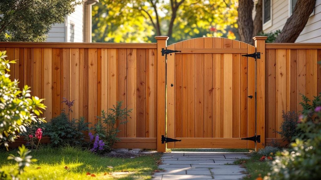 Professional walk gate installation in Phoenix - side yard access