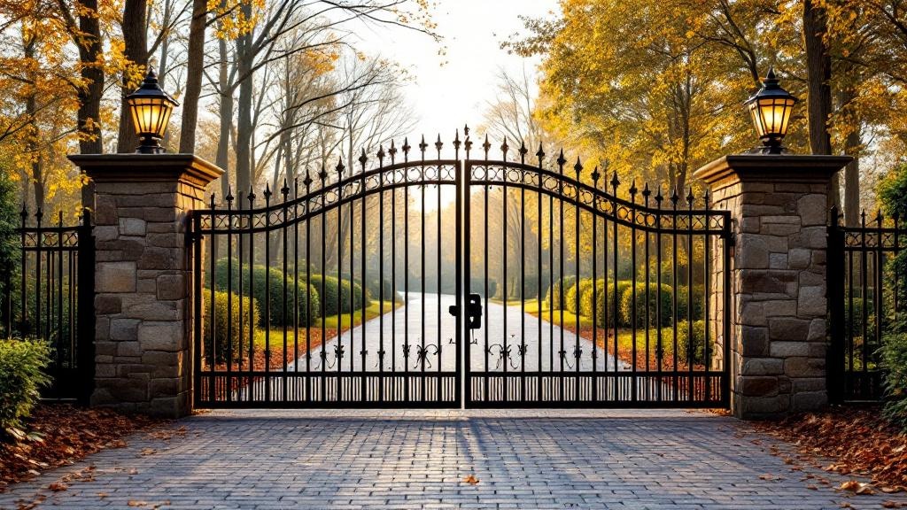 Nashville driveway gate contractor - quality wrought iron work