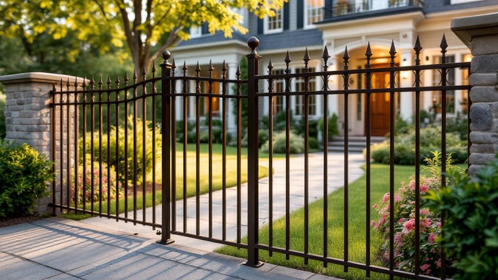 aluminum aluminum fence for front yard in North Carolina