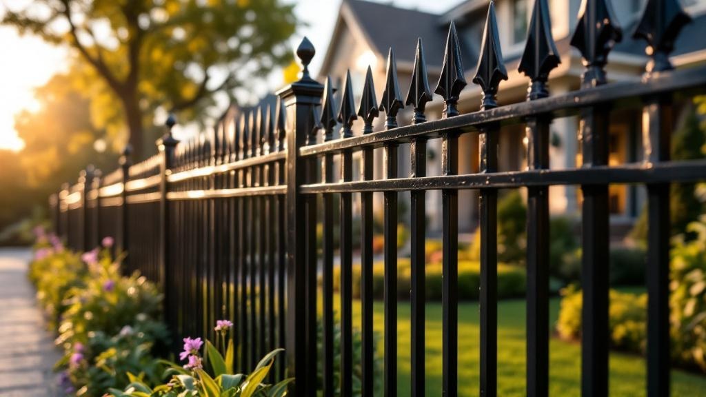 aluminum aluminum fence for front yard in Oregon