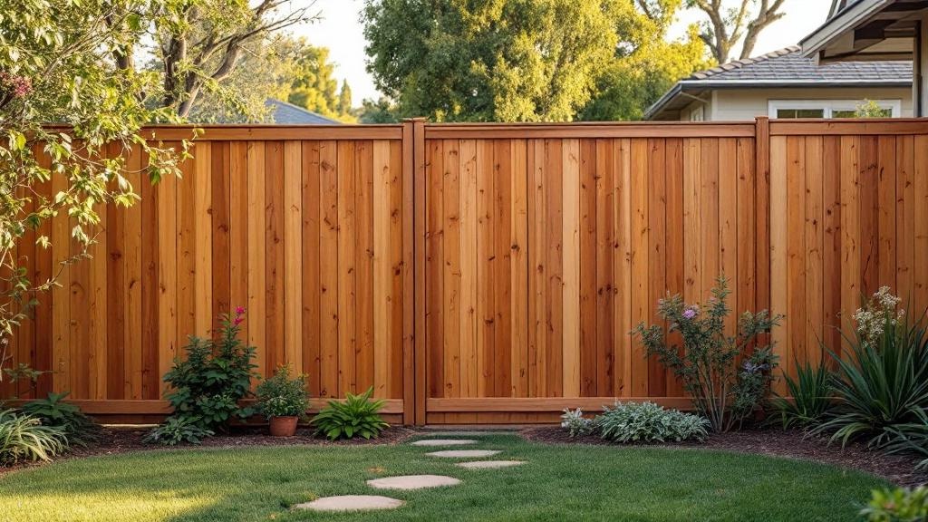 Professional wood privacy fence installation in San Diego - backyard privacy