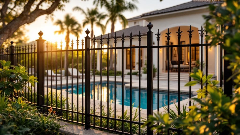 Tampa aluminum fence contractor - quality aluminum work