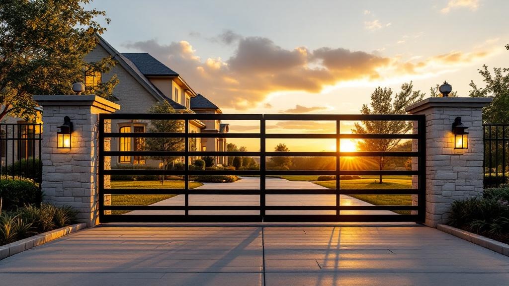 Dallas driveway gate contractor - quality steel work