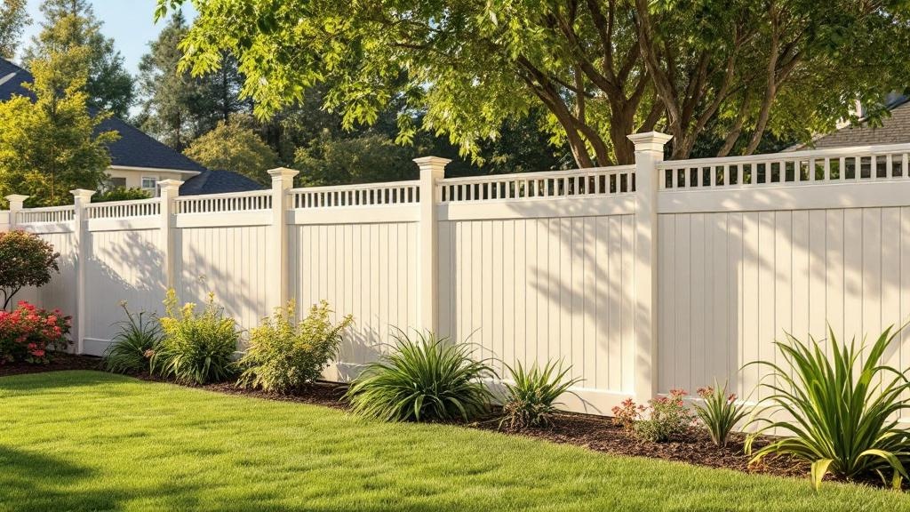 vinyl vinyl fence for low-maintenance boundary in Arizona