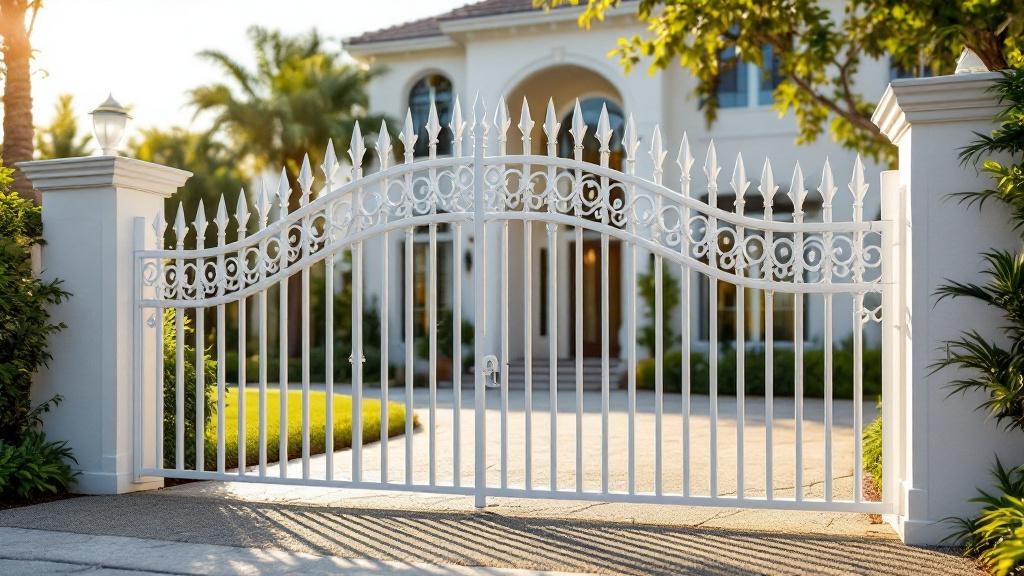 aluminum aluminum fence for front yard in Florida