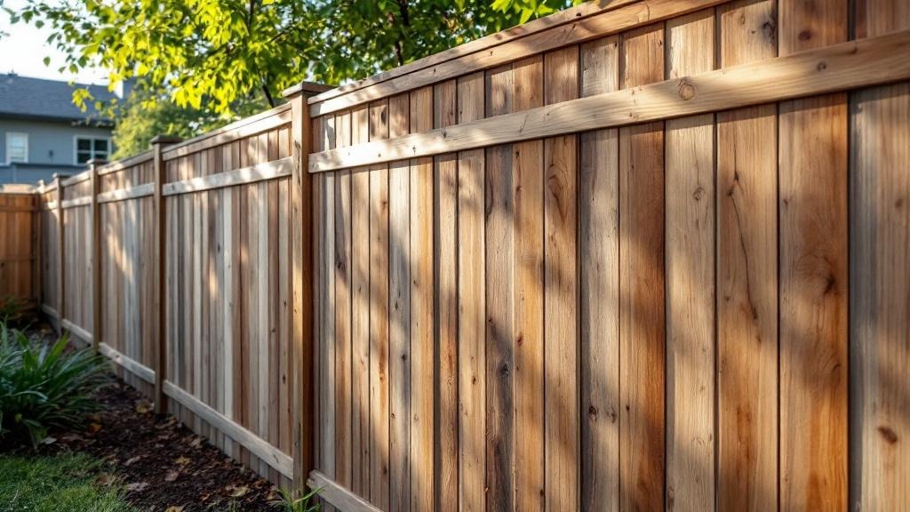 Redwood board-on-board - 8-foot installation by fence contractor in Phoenix, Arizona