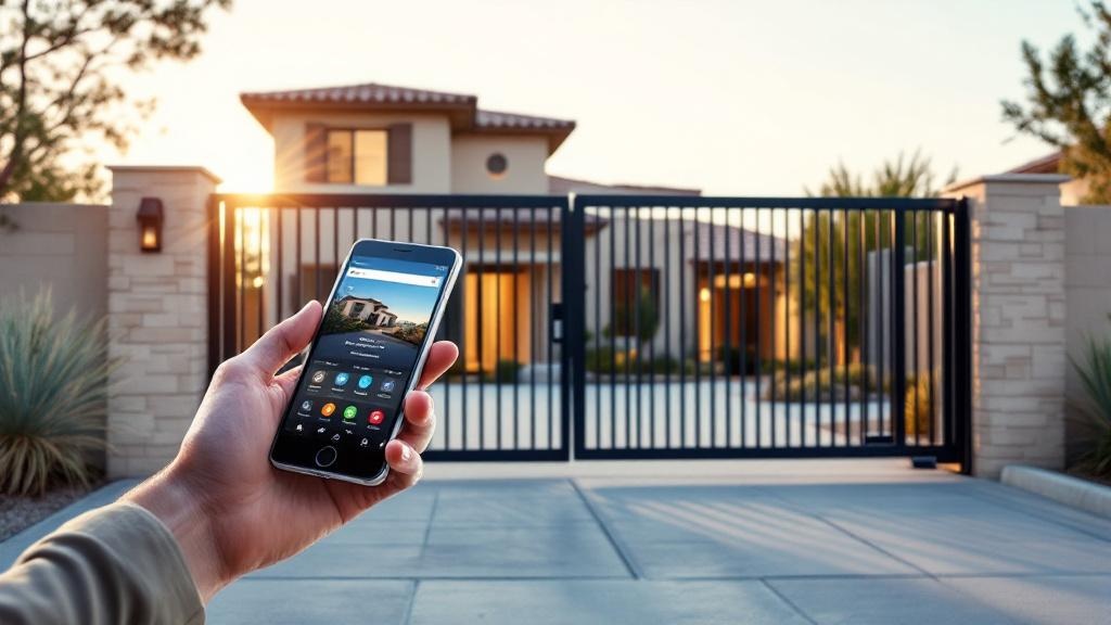 Las Vegas automatic gate contractor - quality aluminum work