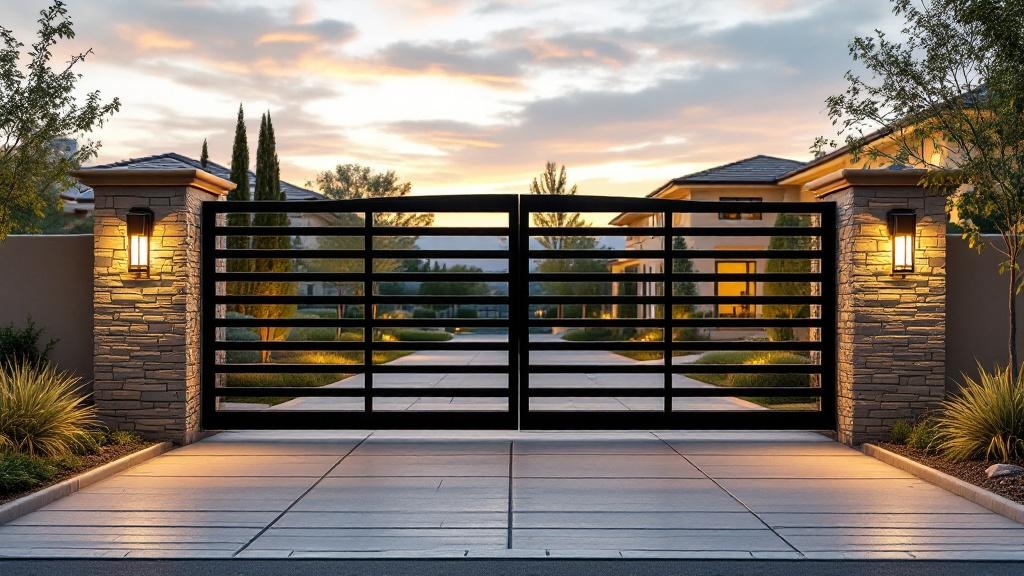 Phoenix driveway gate contractor - quality steel work