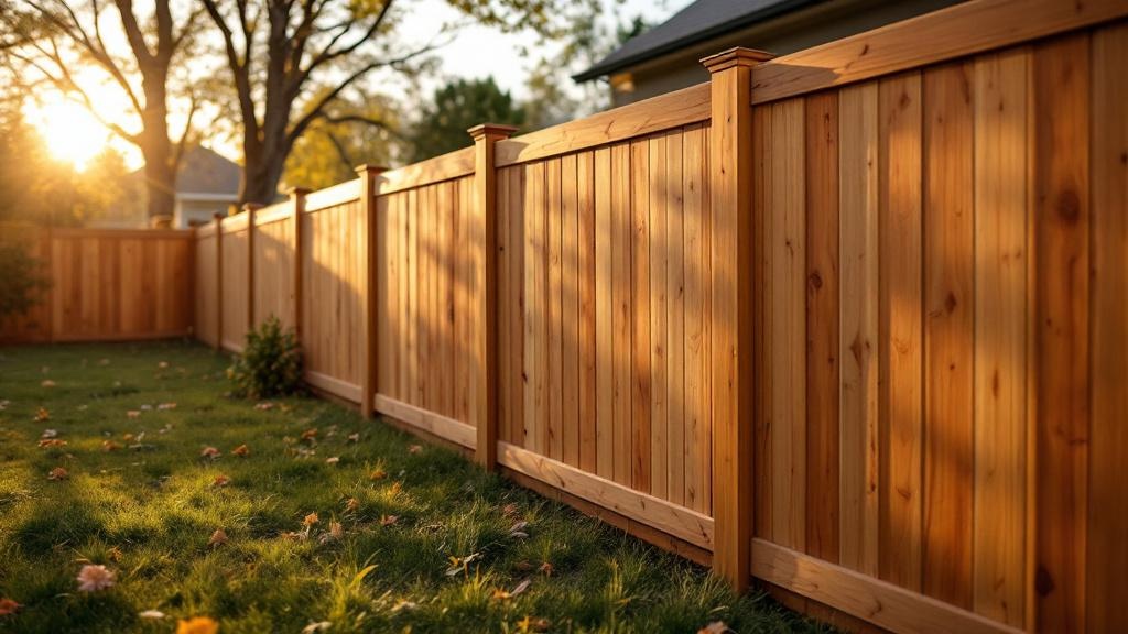 Professional wood privacy fence installation in Denver - backyard privacy