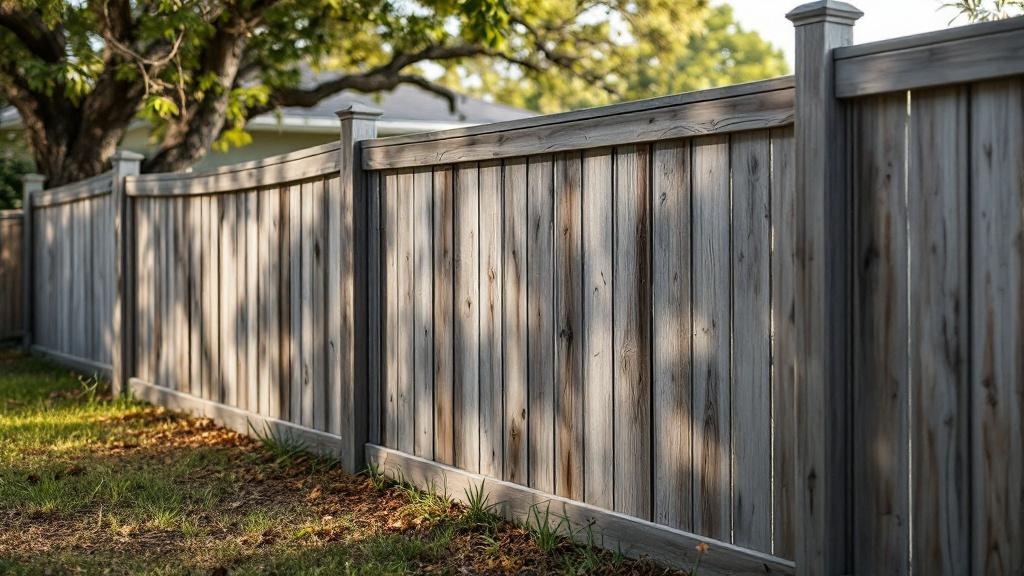 Pressure-Treated Pine wood privacy fence for backyard privacy in Florida