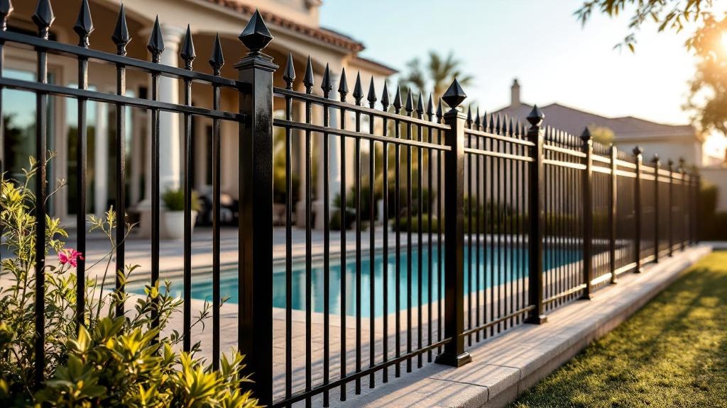 aluminum aluminum fence for pool enclosure in Arizona