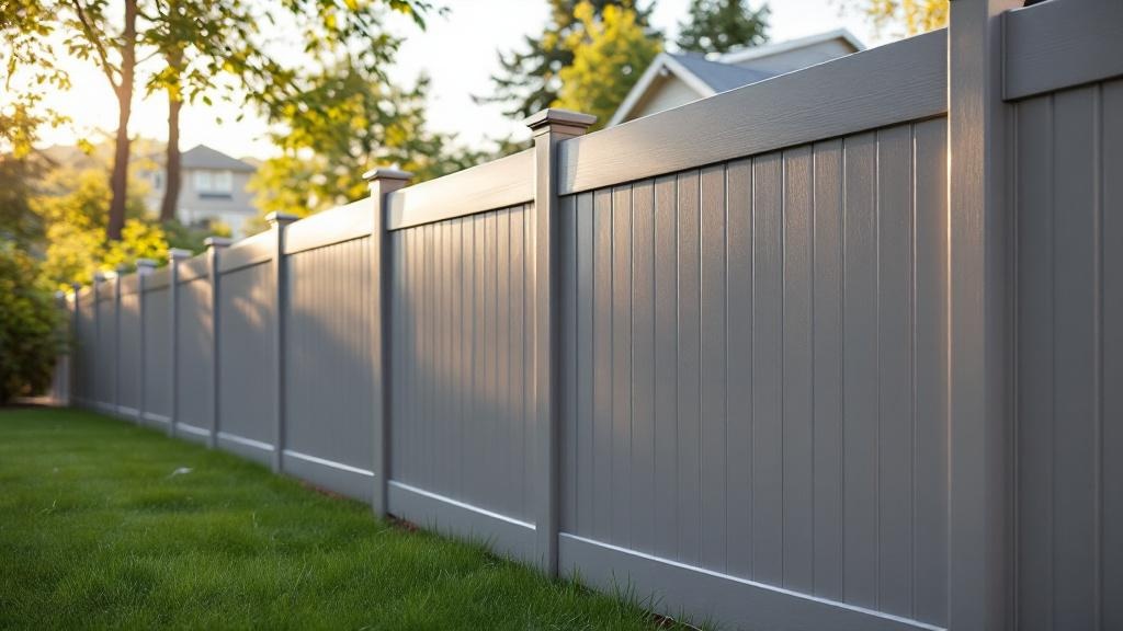vinyl vinyl fence for low-maintenance boundary in Oregon