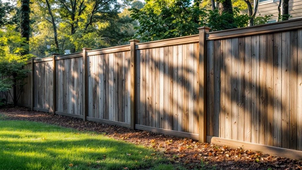 Atlanta wood privacy fence contractor - quality Pressure-Treated Pine work
