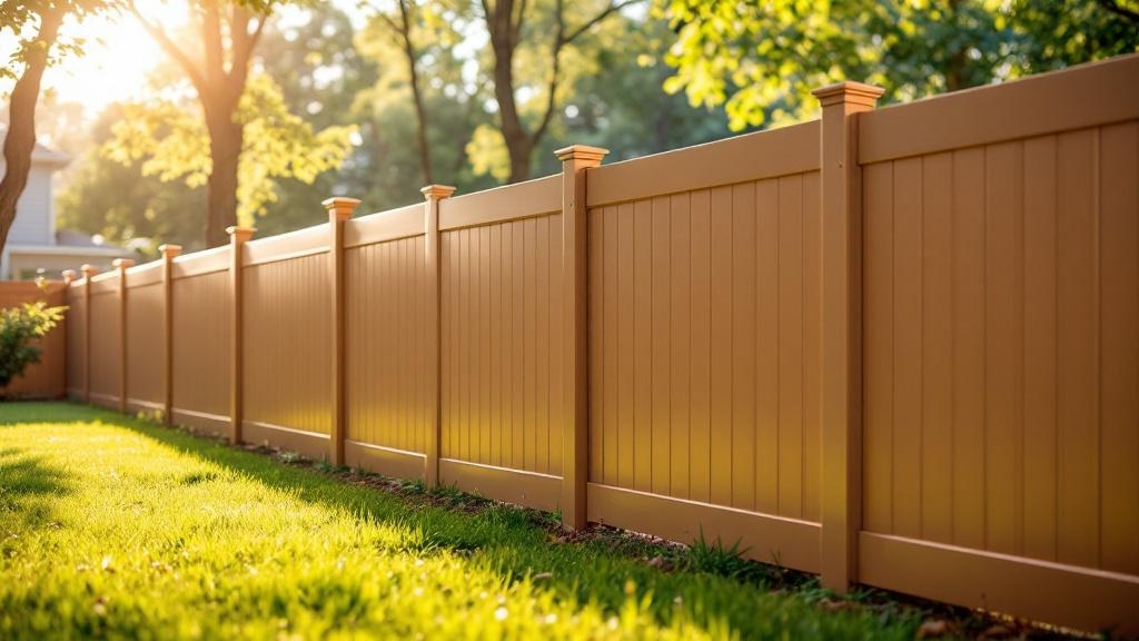 vinyl vinyl fence for low-maintenance boundary in North Carolina