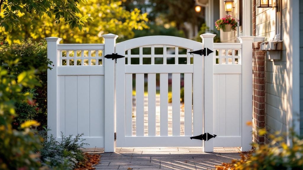 vinyl lattice accent - professional installation by fence contractor in Raleigh, North Carolina