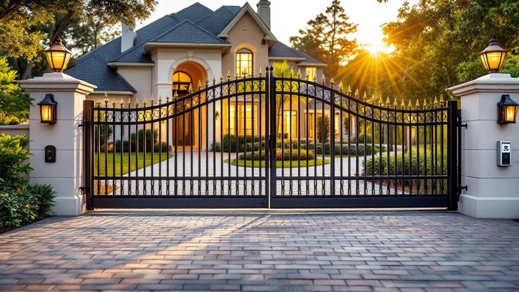 Professional automatic gate installation in Tampa - secure vehicle access