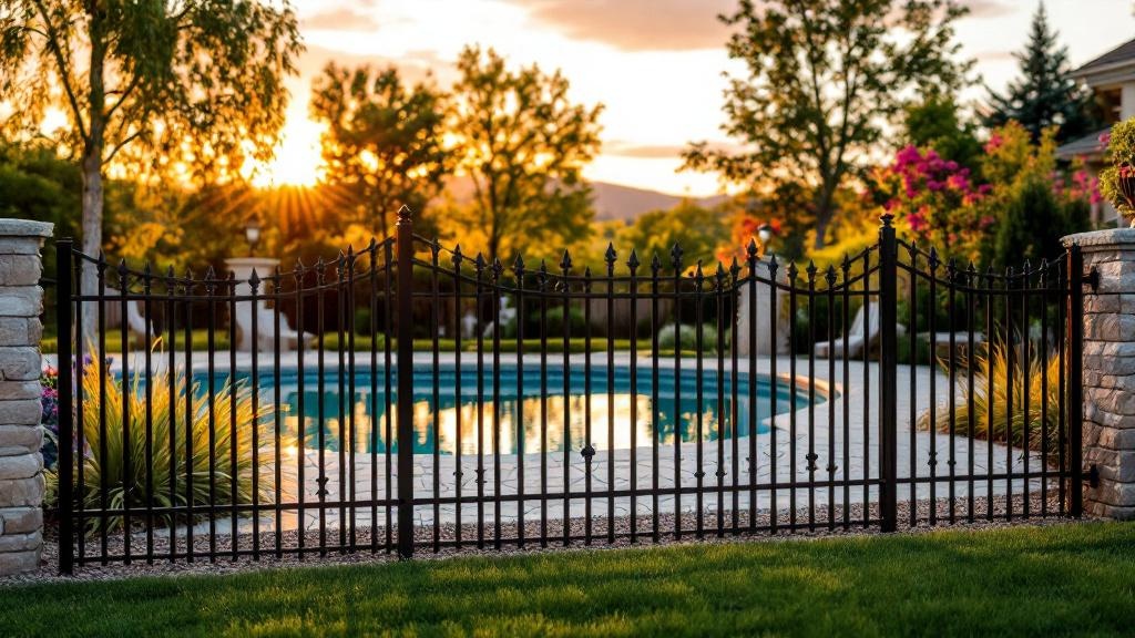 Salt Lake City aluminum fence contractor - quality aluminum work