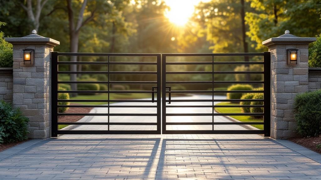 Atlanta driveway gate contractor - quality steel work