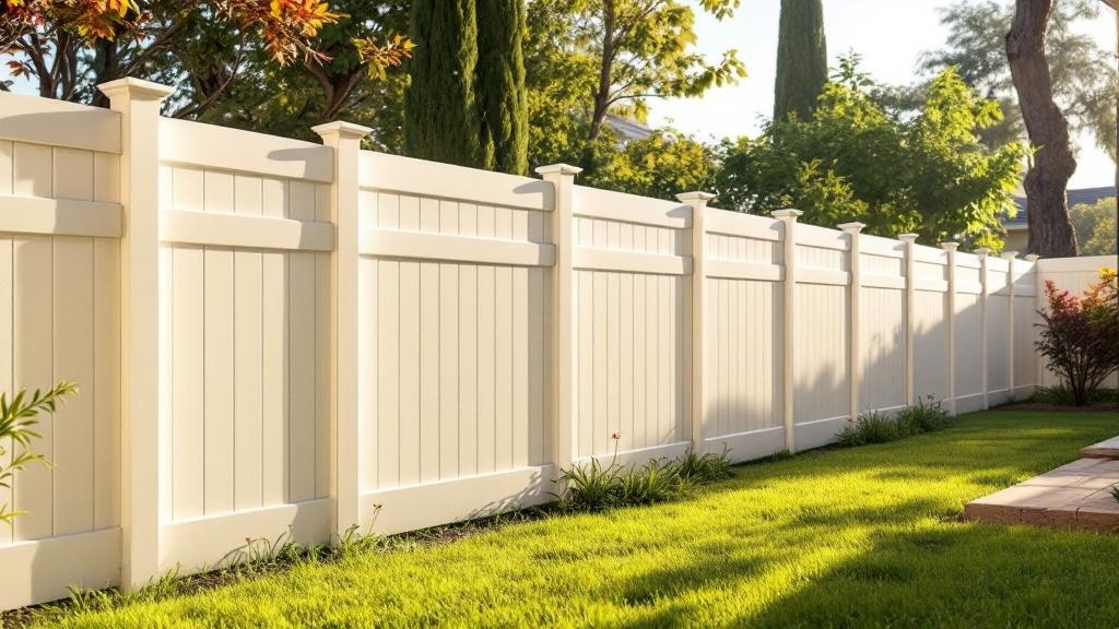 vinyl full privacy - 6-foot installation by fence contractor in San Diego, California