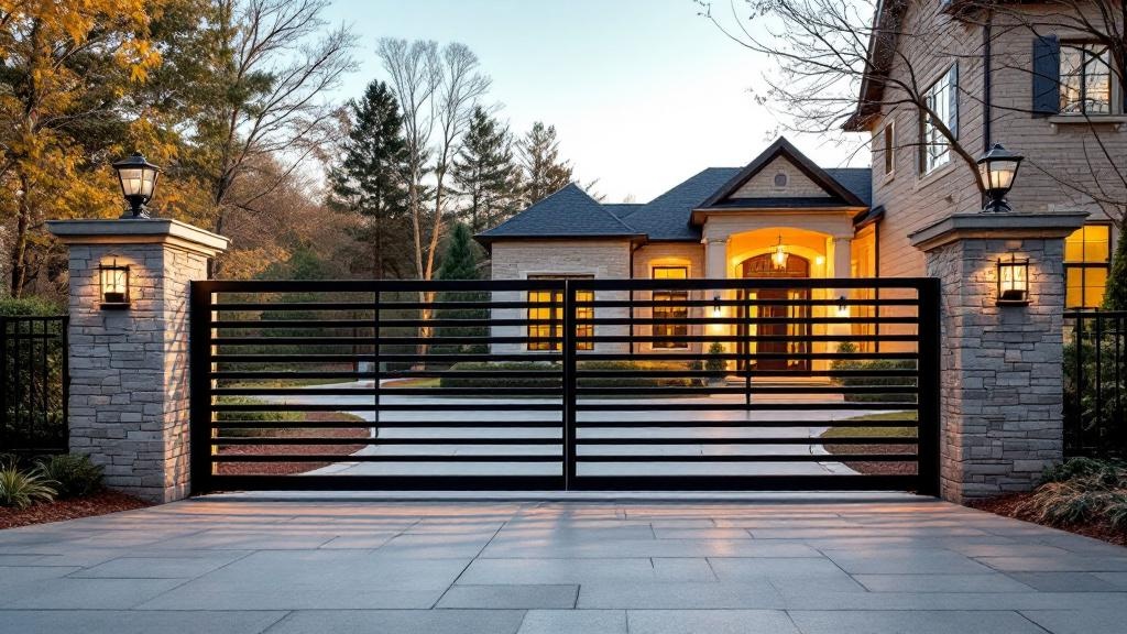 Atlanta driveway gate contractor - quality steel work