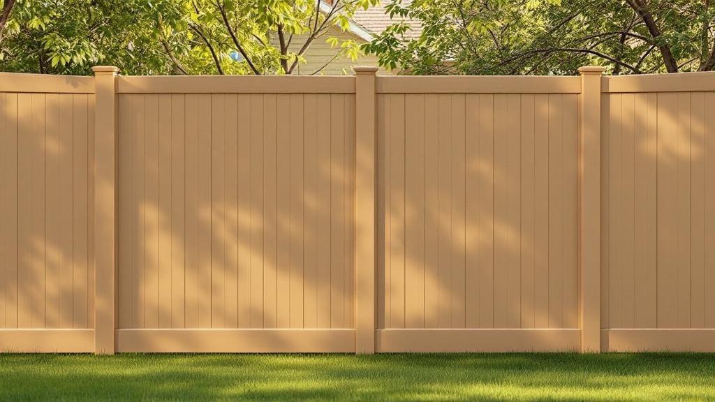 vinyl semi-privacy - 6-foot installation by fence contractor in Austin, Texas