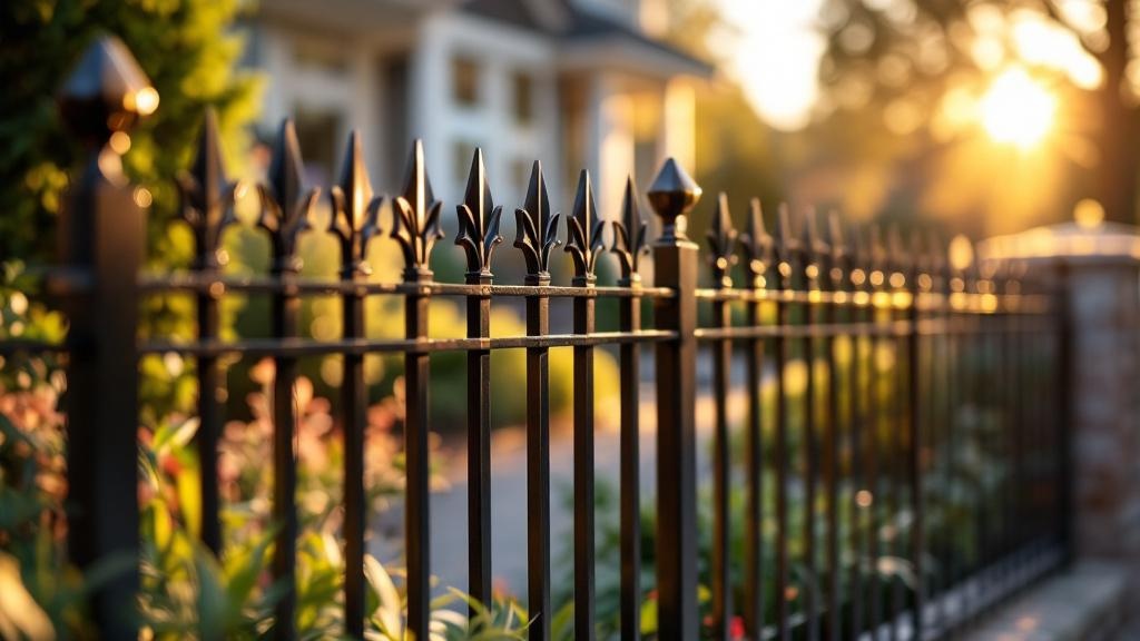 aluminum puppy picket - 6-foot installation by fence contractor in Portland, Oregon