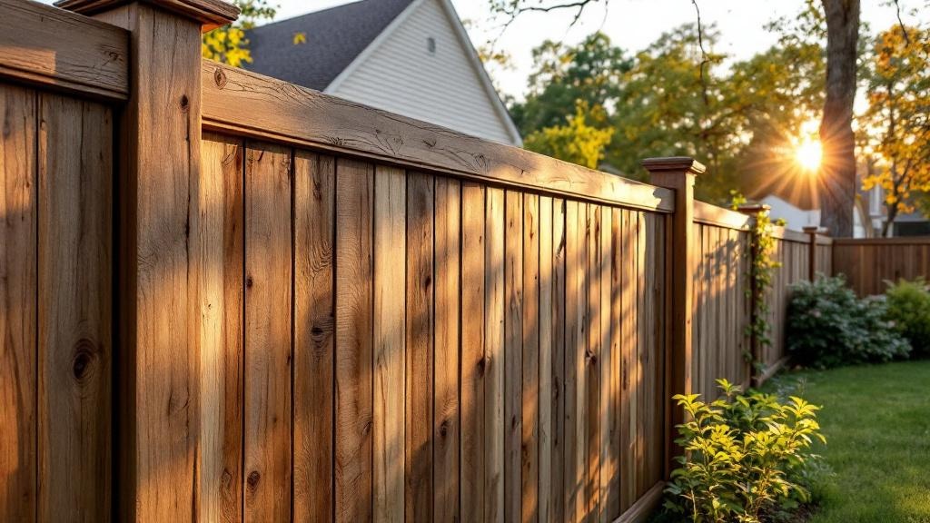 Professional wood privacy fence installation in Nashville - backyard privacy