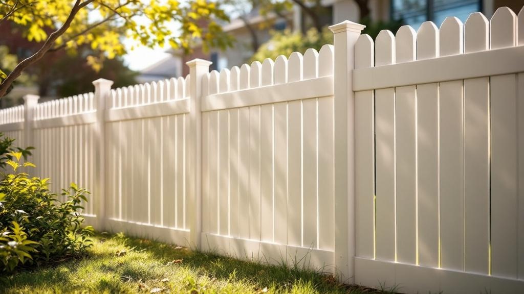vinyl picket - 4-foot installation by fence contractor in Dallas, Texas