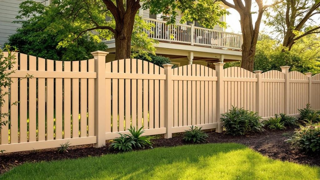 vinyl picket - 4-foot installation by fence contractor in Charlotte, North Carolina