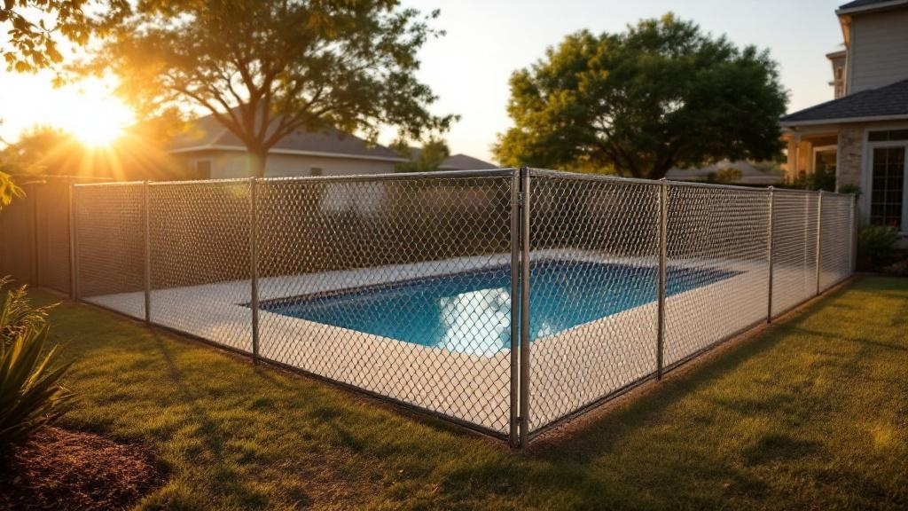 Austin chain link fence contractor - quality galvanized chain link work