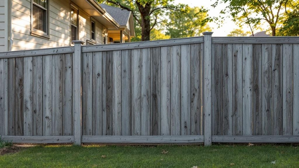 Professional wood privacy fence installation in Dallas - backyard privacy