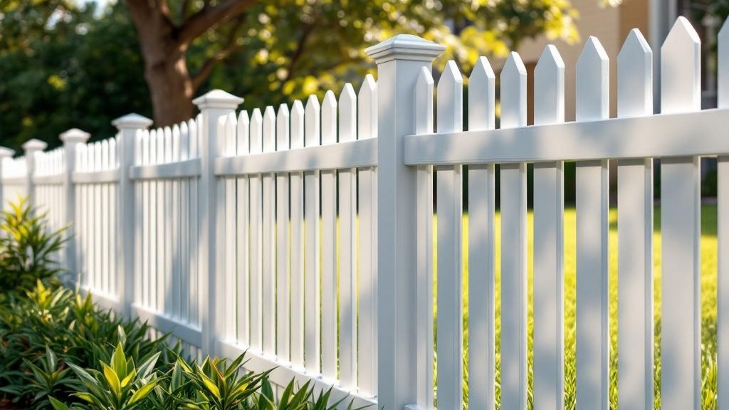 vinyl vinyl fence for low-maintenance boundary in Florida