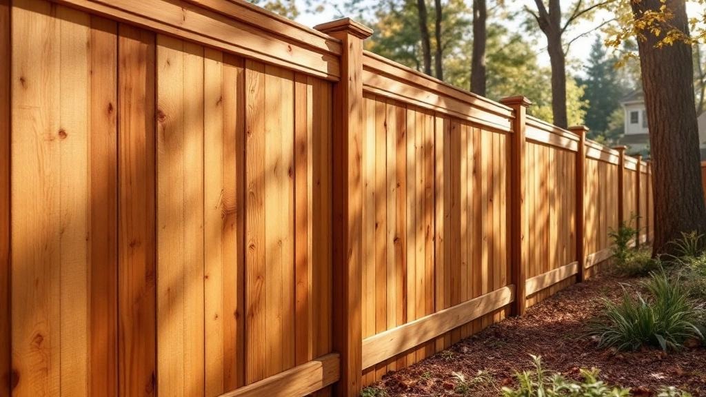 Pressure-Treated Pine board-on-board - 8-foot installation by fence contractor in Atlanta, Georgia