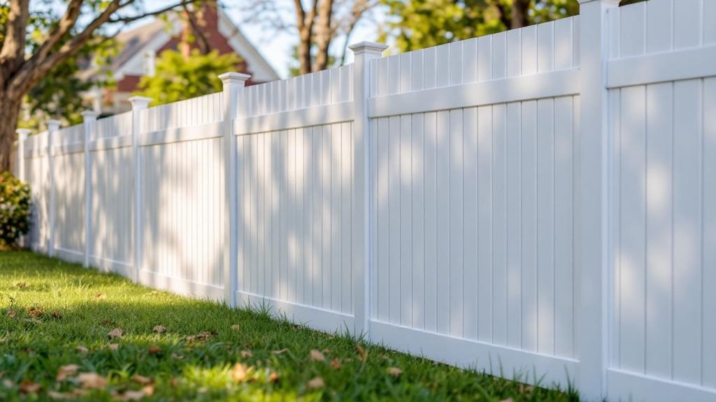 Professional vinyl fence installation in Raleigh - low-maintenance boundary