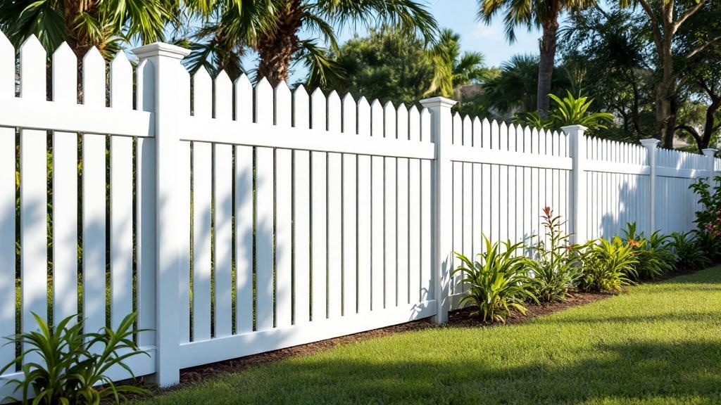 Miami vinyl fence contractor - quality vinyl work