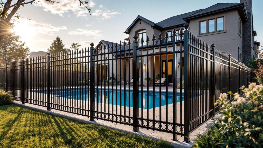 aluminum aluminum fence for pool enclosure in Utah